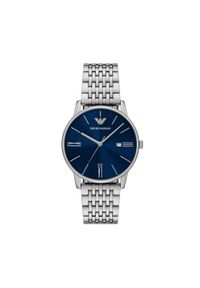 Emporio Armani Zegarek Minimalist AR11674 Srebrny. Kolor: srebrny