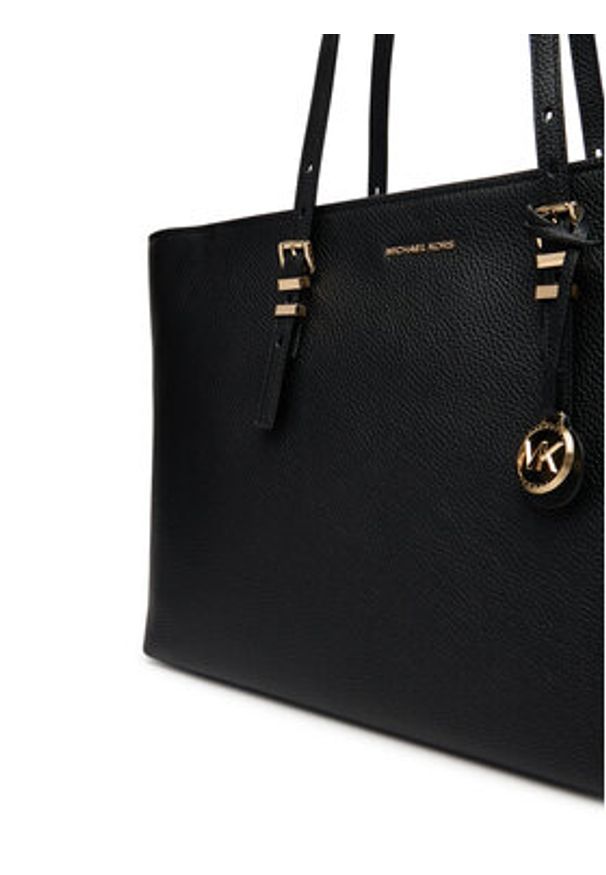 MICHAEL Michael Kors Torebka Quinn 30T5GQNT9L Czarny. Kolor: czarny. Materiał: skórzane