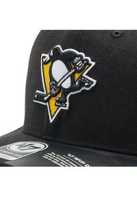 47 Brand Czapka z daszkiem Nhl Pittsburgh Penguins Mvp Dp H-CLZOE15WBP-BKA Czarny. Kolor: czarny. Materiał: materiał