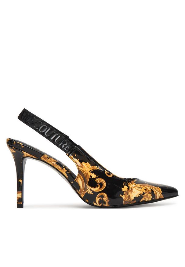 Szpilki Versace Jeans Couture. Kolor: czarny. Obcas: na szpilce