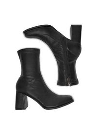 DeeZee Botki BZRB0804-4 Czarny. Kolor: czarny. Materiał: materiał #5