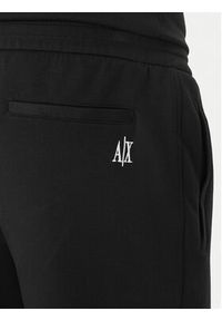 Armani Exchange Spodnie dresowe XM000373 AF10818 UC001 Czarny Regular Fit. Kolor: czarny. Materiał: bawełna #2