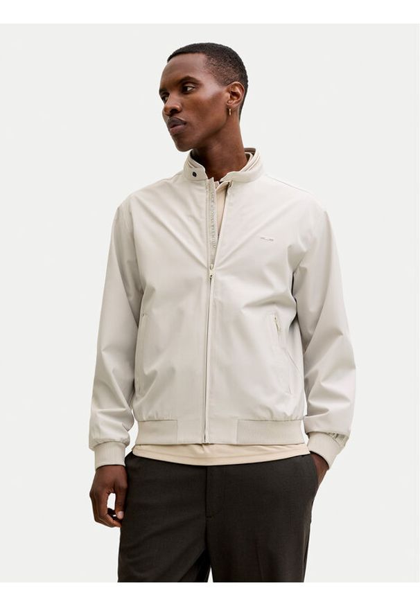 Jack & Jones Kurtka bomber Blubard 12273393 Écru Regular Fit. Materiał: syntetyk