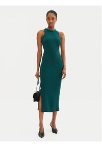 Pinko - PINKO Sukienka koktajlowa 104093 A23V Zielony Slim Fit. Kolor: zielony. Materiał: wiskoza. Styl: wizytowy #5