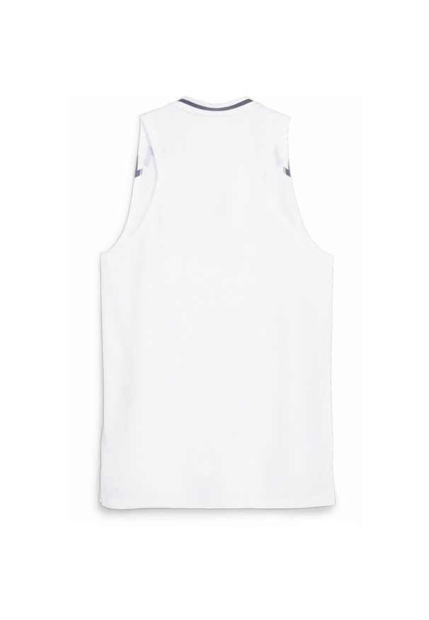 Puma - Męska koszulka do koszykówki Hoops Team PUMA White. Kolor: biały