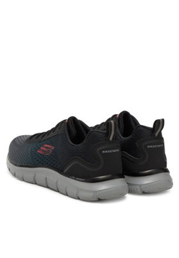 skechers - Skechers Sneakersy TRACK 232399 BKCC Czarny. Kolor: czarny. Materiał: materiał