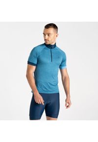 DARE 2B - Pedal It Out Out męska koszulka rowerowa. Kolor: niebieski, turkusowy, wielokolorowy. Sport: turystyka piesza #1
