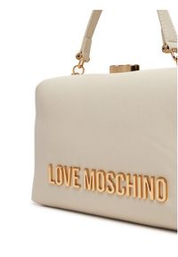 Love Moschino - LOVE MOSCHINO Torebka JC4096PP1NLM0110 Écru. Materiał: skórzane