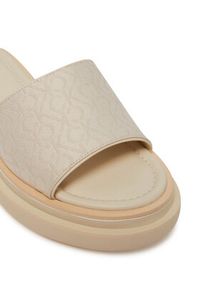 Calvin Klein Klapki Flatform Slide Jacq HW0HW02461 Écru. Materiał: materiał #5