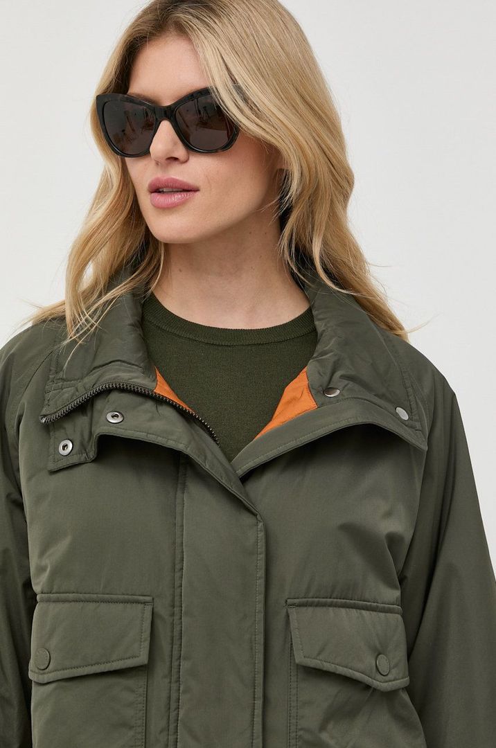 MAX MARA｜VESTS (GREENGO (19291094 039 / 19291094600 039 Vest Max Mara The Cube in gray-colored technical canvas