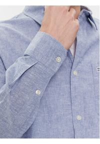Tommy Jeans Koszula DM0DM18962 Niebieski Regular Fit. Kolor: niebieski. Materiał: bawełna