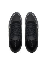 Calvin Klein Sneakersy Low Top Lace Up Repreve Mix HM0HM01714 Czarny. Kolor: czarny. Materiał: skóra