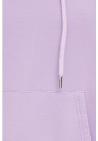 Answear Lab bluza damska kolor fioletowy z kapturem gładka. Okazja: na co dzień. Typ kołnierza: kaptur. Kolor: fioletowy. Wzór: gładki. Styl: wakacyjny #3