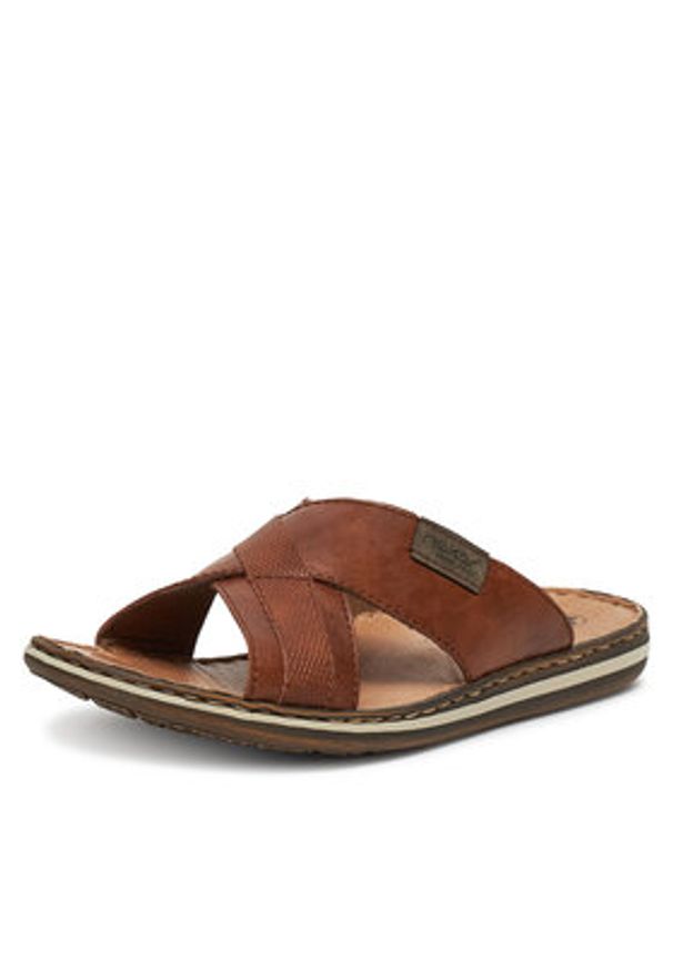 Rieker Klapki CEO-21082-24 Brązowy. Kolor: brązowy. Materiał: skóra