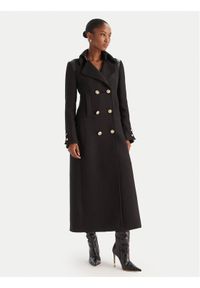 Babylon Płaszcz przejściowy E215BI Czarny Regular Fit. Kolor: czarny. Materiał: syntetyk #1