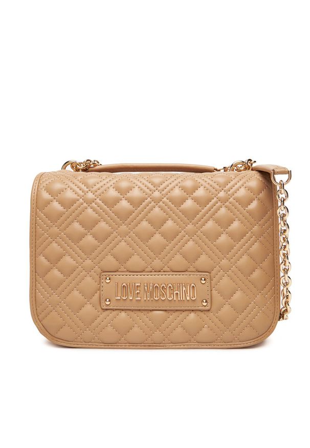 Love Moschino - Torebka LOVE MOSCHINO. Kolor: beżowy