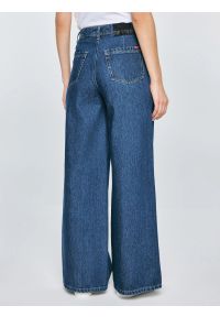 Big-Star - Jeansy damskie z szeroką nogawką granatowe Emily 532. Stan: podwyższony. Kolor: niebieski. Styl: elegancki #2