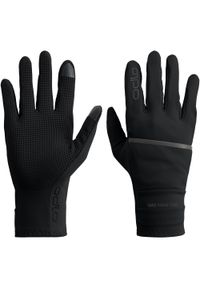Rękawice Odlo Gloves full finger MULTISPORT WINDPROOF LIGHT. Kolor: czarny. Sport: turystyka piesza #1