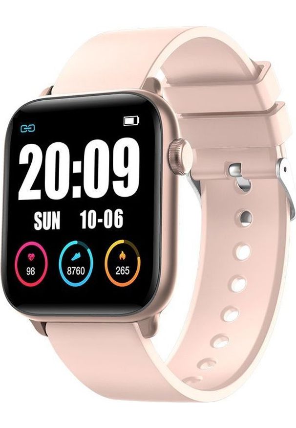 Smartwatch Gino Rossi SW013-1 Różowy (15685). Rodzaj zegarka: smartwatch. Kolor: różowy