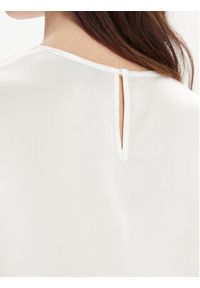 Marella T-Shirt Hobby 2413111161 Biały Regular Fit. Kolor: biały. Materiał: jedwab #3