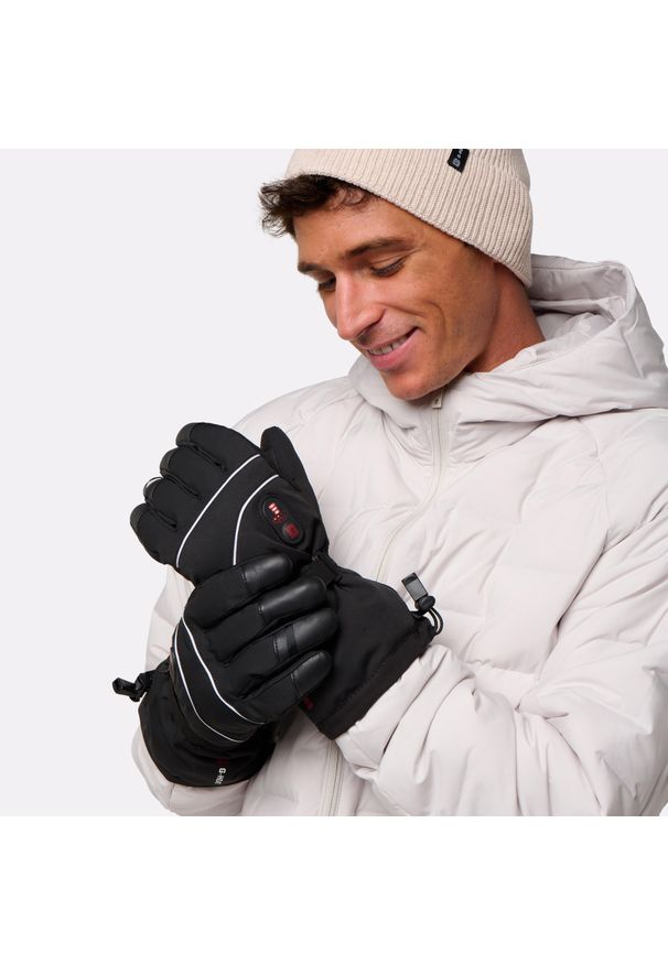 G-HEAT - Ogrzewane rękawice narciarskie dla dorosłych EVO-2 - 1 para, baterie. Kolor: czarny. Sezon: zima. Sport: narciarstwo