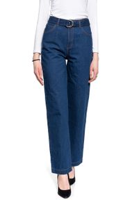 Lee - DAMSKIE SPODNIE JEANSOWE LEE HIGH WAIST STRAIGHT BELTED STRAIGHT LEG L30ZKE36 112106900. Stan: podwyższony #7