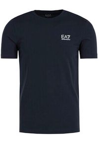 EA7 Emporio Armani T-Shirt 8NPT52 PJM5Z 1578 Granatowy Regular Fit. Kolor: niebieski. Materiał: bawełna #4