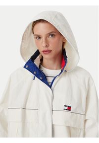 Tommy Jeans Wiatrówka Regatta DW0DW22915 Biały Oversize. Kolor: biały. Materiał: syntetyk #4