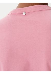 BOSS T-Shirt C_Elogo_21 50540260 Różowy Slim Fit. Kolor: różowy. Materiał: bawełna #5