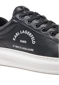 Karl Lagerfeld - KARL LAGERFELD Sneakersy KL52538K Czarny. Kolor: czarny. Materiał: skóra