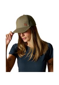 Czapka z daszkiem bawełniana Rab Calet Embroidery Cap. Kolor: zielony. Materiał: bawełna