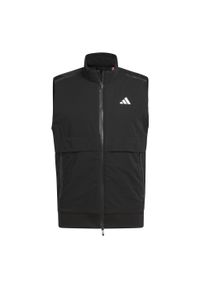 Adidas - Kamizelka Ultimate365 Tour Frostguard z suwakiem na całej długości. Kolor: czarny. Sport: golf