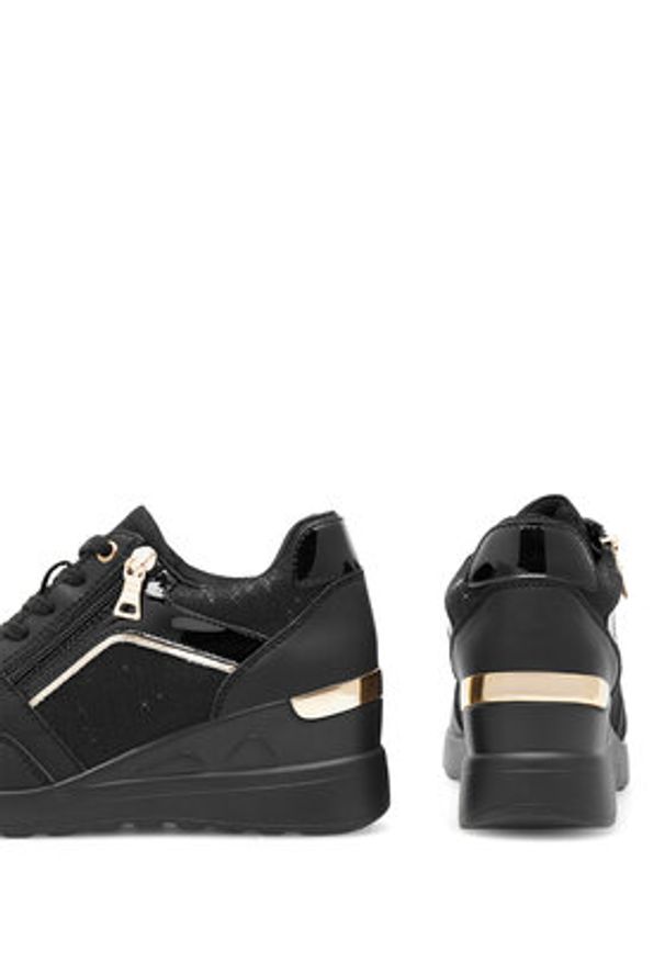 Clara Barson Półbuty WS2229-49 Czarny. Kolor: czarny. Materiał: materiał