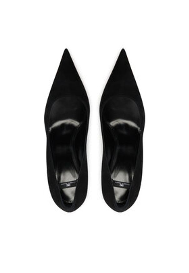 Elisabetta Franchi Szpilki SA-16L-62E2-V590 Czarny. Kolor: czarny. Materiał: skóra, zamsz. Obcas: na szpilce