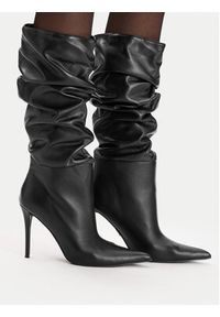 Steve Madden Kozaki Schmooze SM11003453 Czarny. Kolor: czarny. Materiał: skóra #5