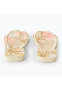 RIPCURL - Japonki damskie Rip Curl La Isla Bloom Open Toe. Nosek buta: otwarty. Kolor: beżowy. Styl: sportowy
