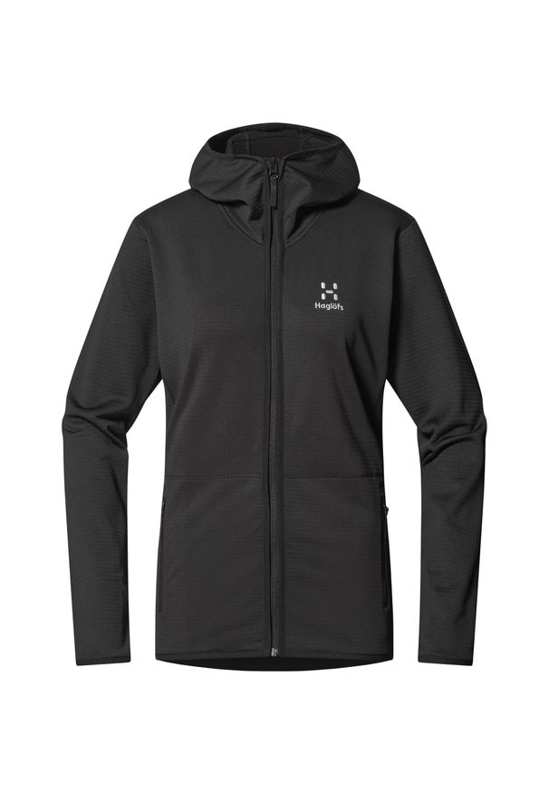 Damska kurtka turystyczna Haglöfs Mulet. Kolor: czarny. Sport: turystyka piesza