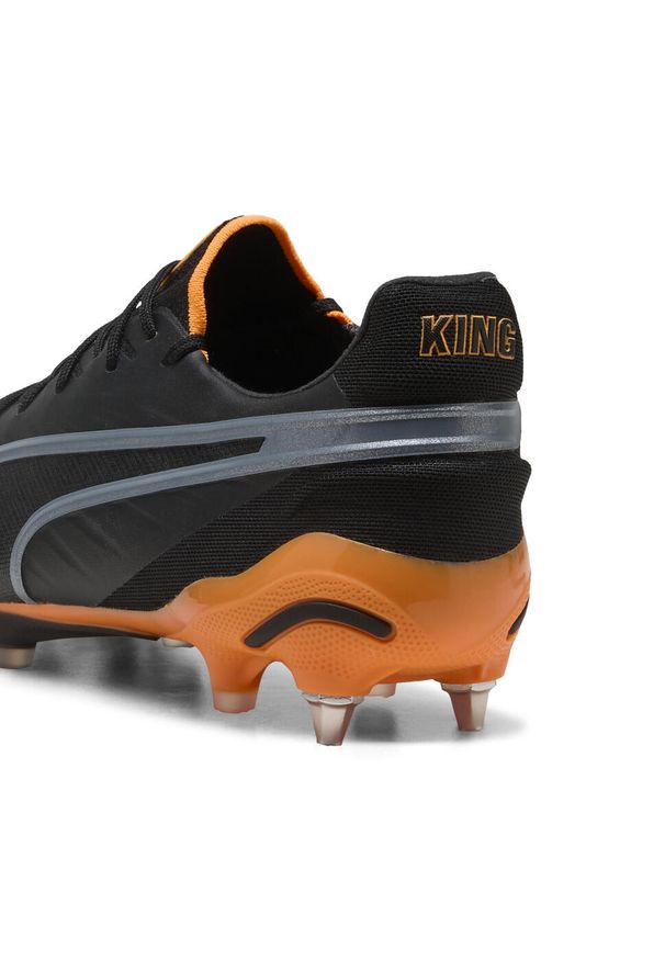 Puma - Buty piłkarskie unisex KING ULTIMATE MxSG PUMA. Kolor: czarny, żółty, pomarańczowy, szary, wielokolorowy. Sport: piłka nożna