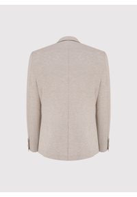 Pako Lorente - PAKO LORENTE - Jasnobrązowa dzianinowa marynarka męska. Kolor: brązowy. Materiał: dzianina #4