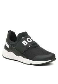 BOSS - Boss Sneakersy J29335 S Czarny. Kolor: czarny. Materiał: materiał