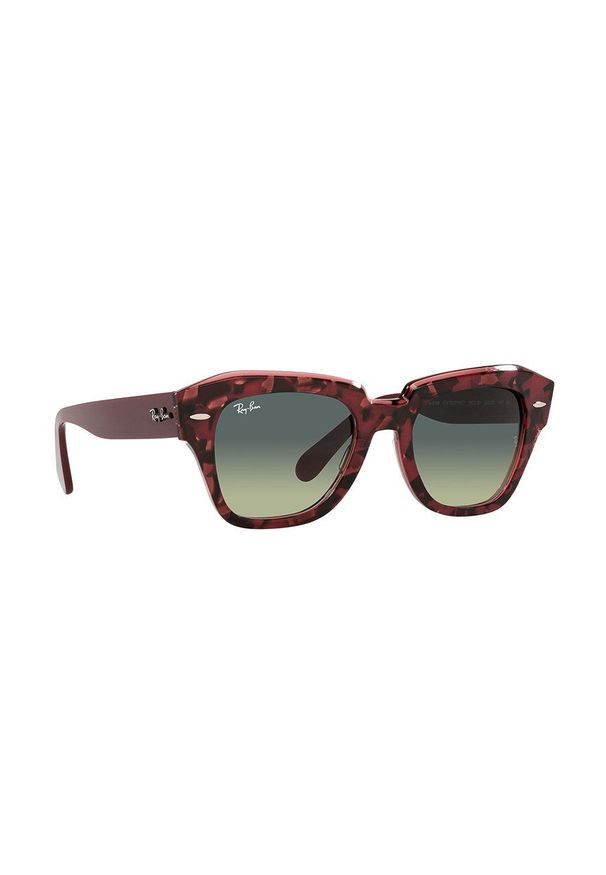 Ray-Ban - Okulary przeciwsłoneczne State Street. Kolor: czerwony