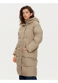 Peak Performance Płaszcz zimowy G79931040 Beżowy Regular Fit. Kolor: beżowy. Materiał: syntetyk. Sezon: zima