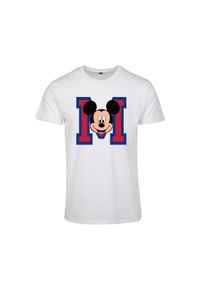 Koszulka Urban Classics mickey mouse m face. Kolor: biały. Wzór: motyw z bajki #1