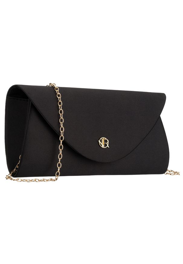 ROVICKY - Kopertówka damska wykonana z tkaniny syntetycznej w czarnym kolorze Rovicky R-XS029-3. Kolor: czarny