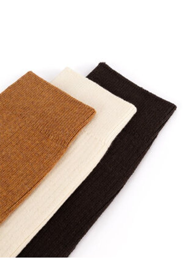 Gino Rossi Skarpety długie 3MB-003-AW24 (3-pack) Kolorowy. Materiał: bawełna. Wzór: kolorowy