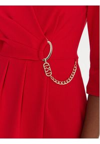 Rinascimento Sukienka koktajlowa CFC0020071002 Czerwony Regular Fit. Kolor: czerwony. Materiał: syntetyk. Styl: wizytowy #3