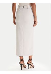 Patrizia Pepe Spódnica midi 8G0515/A498-S748 Szary Regular Fit. Kolor: szary. Materiał: syntetyk #4