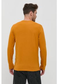 Tom Tailor - Longsleeve bawełniany. Okazja: na co dzień. Kolor: pomarańczowy. Materiał: bawełna. Długość rękawa: długi rękaw. Wzór: nadruk. Styl: casual #4