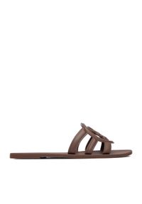 Nine West Klapki CEO-CT1120 Brązowy. Kolor: brązowy. Materiał: materiał #1