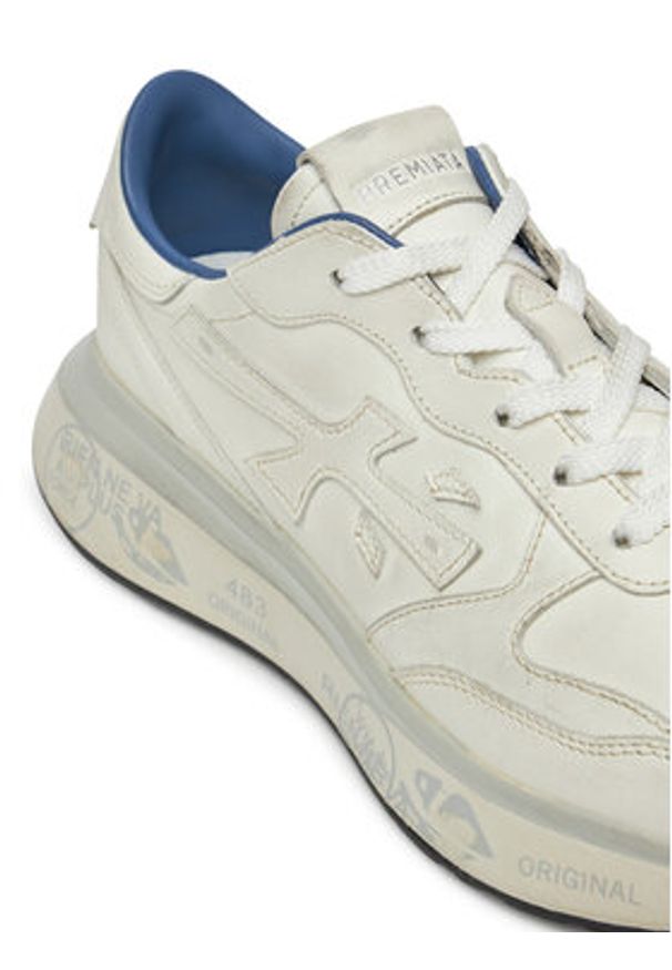 Premiata Sneakersy Lauryn Var 7514 Biały. Kolor: biały. Materiał: skóra
